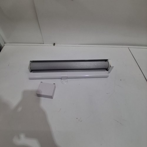 KELIXU CORDLESS LIGHT FILTERING ZEBRA ROLLER BLINDS FOR WINDOWS - 18" X 72" - GREY (MODEL: DZSTBML) image 2