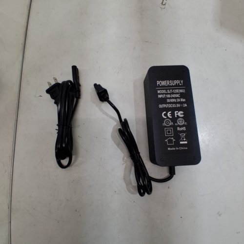 2PC ELECTRIC SCOOTER POWER SUPPLY - 5V - 2AMP -BLACK (MODEL: SJT-125E(NIU)) image 2