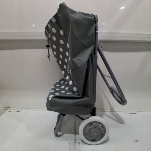 BIOS LIVING FOLDABLE WHEELED SHOPPING TROLLEY - 38" - GREY (MODEL: LF533) image 2