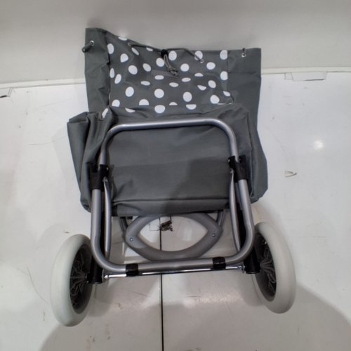 BIOS LIVING FOLDABLE WHEELED SHOPPING TROLLEY - 38" - GREY (MODEL: LF533) image 4