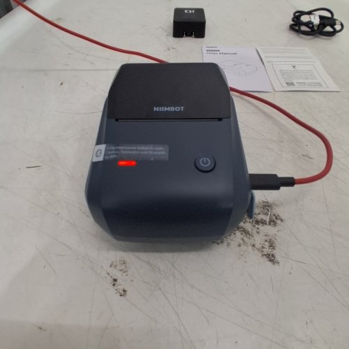 NIIMBOT LABEL MAKER WITH AUTO IDENTIFICATION - BLACK/BLUE (MODEL: B1) image 2