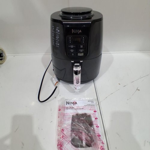 NINJA PROGRAMMABLE DIGITAL AIR FRYER - 3.8L CAPACITY - DARK GREY (MODEL: AF100C) image 3
