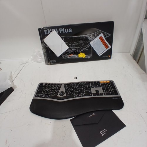 PROTOARC BACKLIT WIRELESS FULL SIZE ERGONOMIC SPLIT KEYBOARD WITH WRIST REST, USB-C CHARGING, BLUETOOTH & USB - BLACK (MODEL: EK01 PLUS) image 4