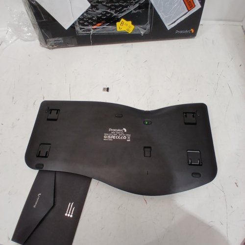 PROTOARC BACKLIT WIRELESS FULL SIZE ERGONOMIC SPLIT KEYBOARD WITH WRIST REST, USB-C CHARGING, BLUETOOTH & USB - BLACK (MODEL: EK01 PLUS) image 5