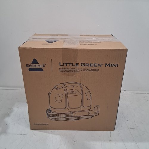 BISSELL LITTLE GREEN MINI CORDED PORTABLE CARPET AND UPHOLSTERY DEEP CLEANER WITH SELF-CLEANING TOUGH STAIN TOOL AND HYDRORINSE TOOL (MODEL: 4075B) image 7