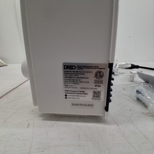 DREO SMART WALL-MOUNTED HEATER - 1500W - 16" - WHITE (MODEL:WH517S) image 5