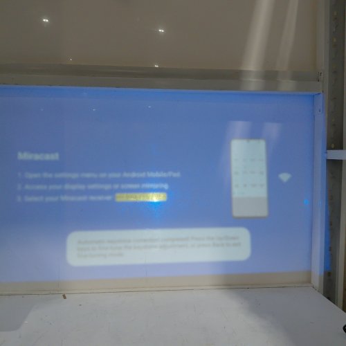 ALWTNIET MINI PROJECTOR WITH WIFI 6 AND BLUETOOTH 5.4, 180° ROTATION, 4K, 1080P, WHITE (MODEL:HY300ULTRA) image 2