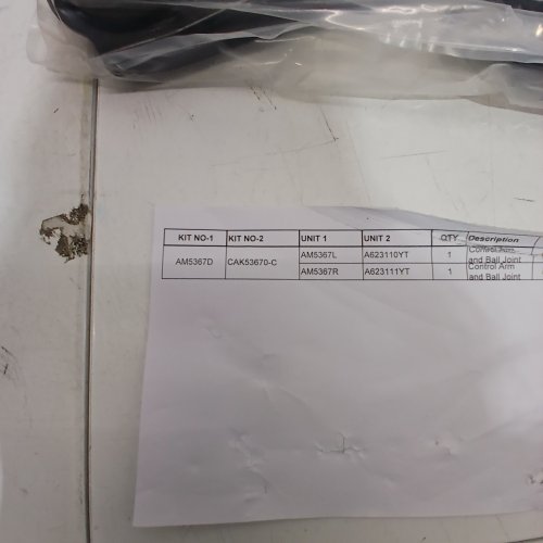 A-PREMIUM FRONT LOWER CONTROL ARM, WITH BALL JOINT & BUSHING COMPATIBLE WITH NISSAN ROGUE 2014-2020, ROGUE SPORT 2017-2022, QASHQAI 2017-2023 (MODEL:AM5367D CAK53670-C ) image 2