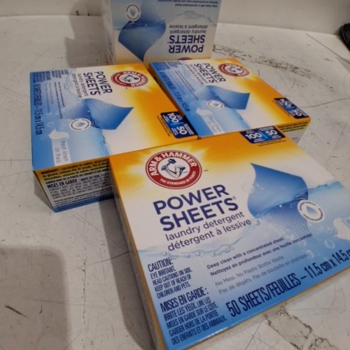 150PK ARM & HAMMER LAUNDRY DETERGENT POWER SHEETS - FRESH LINEN (MODEL: 2001879 ) image 4