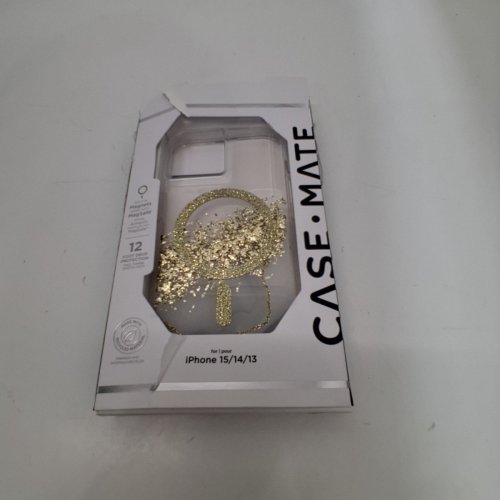 CASE-MATE SHOCK ABSORBENT CASE WITH MAGSAFE FOR IPHONE 13/14/15/16E - KARAT MARBLE/GOLD image 4