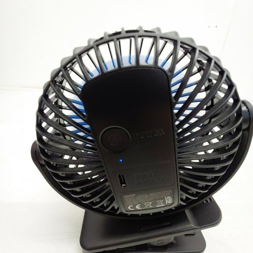 GAIATOP MINI USB CLIP FAN - BLACK/BLUE image 2