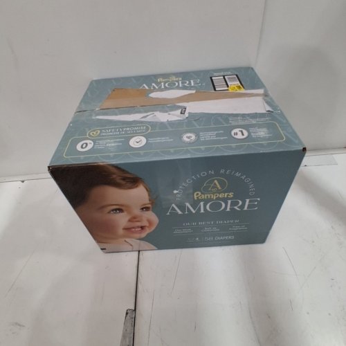 58PK PAMPERS AMORE MOST ABSORBENT AND BEST DIAPER - SIZE 4 - WHITE image 4