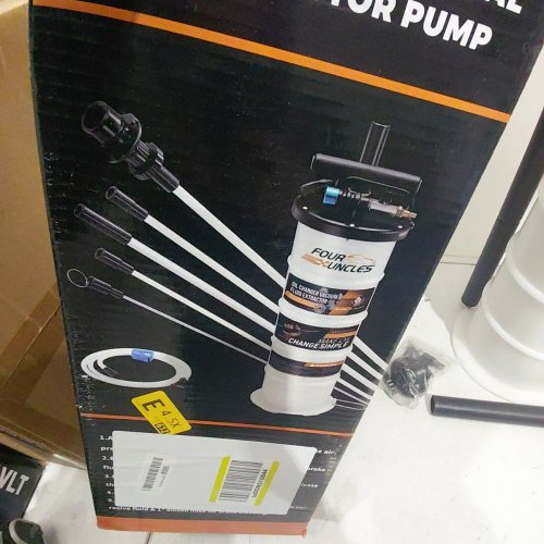 FOUR UNCLES MANUAL FLUID EXTRACTOR PUMP - 6.5L - WHITE/BLACK image 3