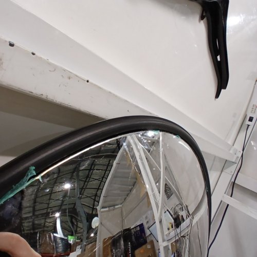CONVEX SAFETY MIRROR -24" - BLACK image 3