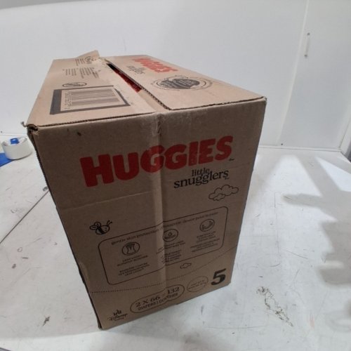 132PK HUGGIES LITTLE SNUGGLERS GENTLE SKIN PROTECTION DIAPERS - SIZE 5 - WINNIE THE POOH image 3