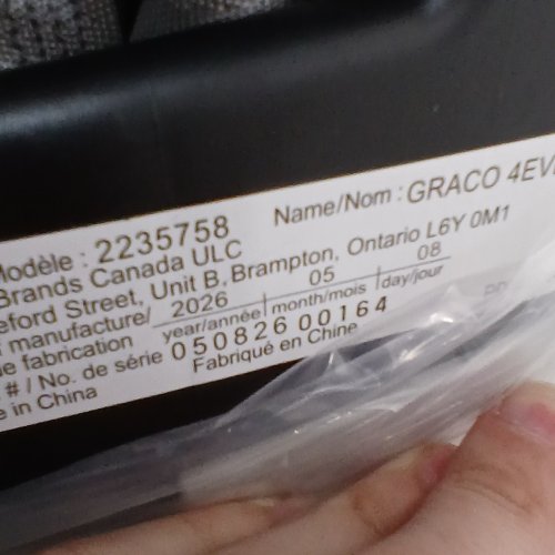 GRACO 4EVER 4-IN-1 BABY TO BOOSTER CAR SEAT - HANCOCK (MODEL: 2235758) image 2