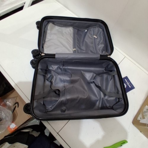 AKLSVION HARDSIDE SUITCASE -20" - BLACK (ITEM: AK-10-20") image 5