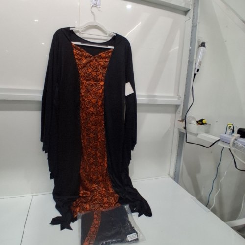 3PC WOMEN'S RUBIES WITCH COSTUME - EXTRA-LARGE - BLACK/ORANGE (STYLE: 700205) image 3
