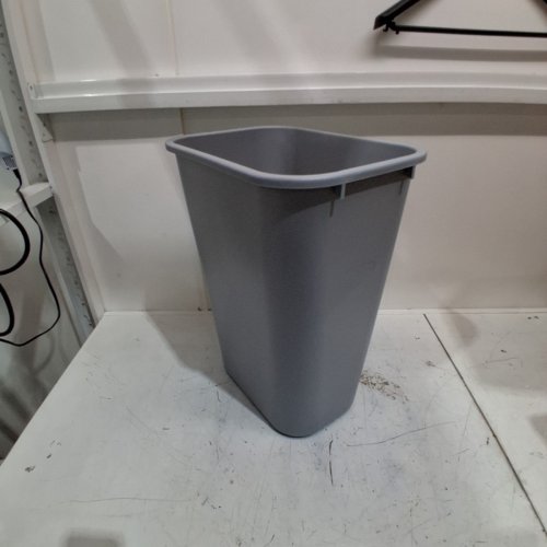 RUBBERMAID PLASTIC GARBAGE BIN WITH NO LID - 10GAL - GREY image 2