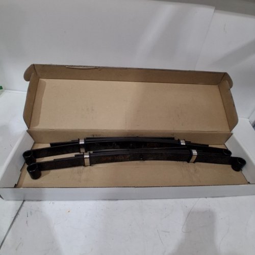 2PK BLACK RAT REAR HEAVY DUTY LEAF SPRINGS FOR GOLF CARTS - FOR CLUB CAR DS - BLACK (MODEL: SPN-1008A) image 2
