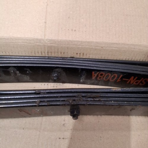 2PK BLACK RAT REAR HEAVY DUTY LEAF SPRINGS FOR GOLF CARTS - FOR CLUB CAR DS - BLACK (MODEL: SPN-1008A) image 3