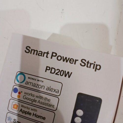 XENON SMART POWER STRIP WITH PD 20W USB-C , WIFI SURGE PROTECTOR POWER BAR WITH INDIVIDUALLY CONTROLLED OUTLETS, 5FT CORD (16A) - WHITE (MODEL: SM-301U-PA20) image 2