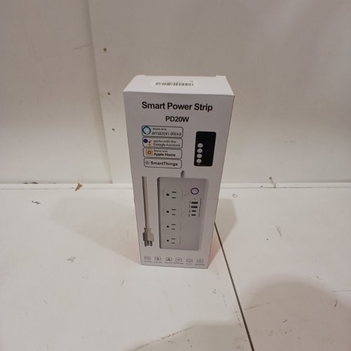 XENON SMART POWER STRIP WITH PD 20W USB-C , WIFI SURGE PROTECTOR POWER BAR WITH INDIVIDUALLY CONTROLLED OUTLETS, 5FT CORD (16A) - WHITE (MODEL: SM-301U-PA20) image 3