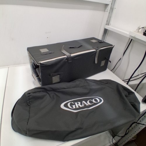 GRACO PACK N' PLAY PLAYARD PORTABLE FOLDABLE PLAYPEN - OAKLEY BLACK/WHITE (MODEL: 2084226) image 4