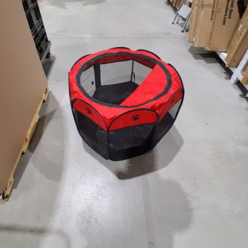 PET PLAYPEN - 30" X 23" - RED / BLACK image 2