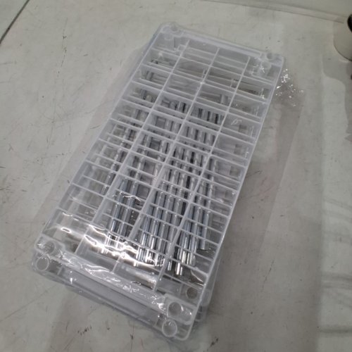 4-TIER PLASTIC STORAGE SHELF - 31" X 16" - WHITE image 3
