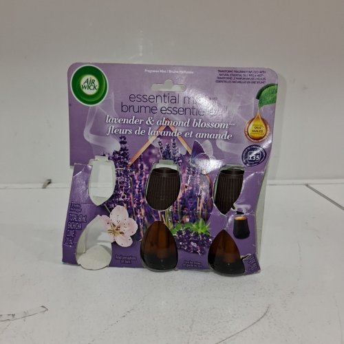 2PK AIRWICK ESSENTIAL OILS DIFFUSER MIST REFILL - LAVENDER & ALMOND BLOSSOM - 20 ML EACH image 2