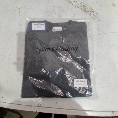 MEN'S SPIER & MACKAY HEATHER GRAY CREWNECK - SMALL - GREY (STYLE : 15581-CTN-CNK) image 2