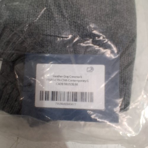 MEN'S SPIER & MACKAY HEATHER GRAY CREWNECK - SMALL - GREY (STYLE : 15581-CTN-CNK) image 3