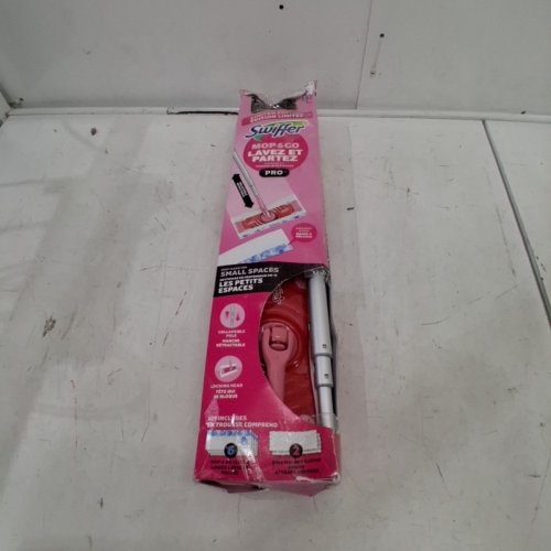 SWIFFER 2-IN-1 LIMITED EDITION FLOOR SWEEP & MOP PRO - PINK image 3