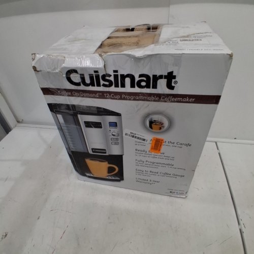 CUISINART COFFEE MAKER - 12-CUP PROGRAMMABLE DRIP - GREY/BLACK (MODEL: DCC-3000C) image 6