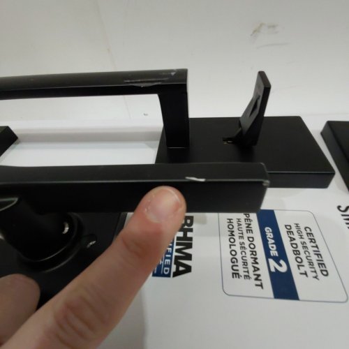 WEISER SMARTCODE CONTEMPORARY WITH SAN CLEMENTE HANDLESET - MATTE BLACK - (MODEL: 9GLA92600-004) image 4