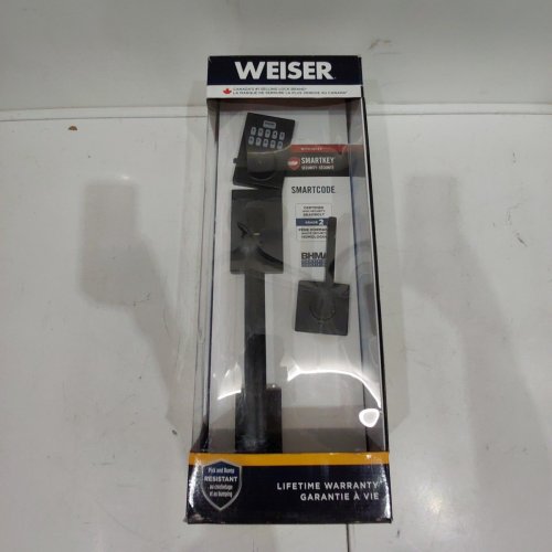 WEISER SMARTCODE CONTEMPORARY WITH SAN CLEMENTE HANDLESET - MATTE BLACK - (MODEL: 9GLA92600-004) image 5