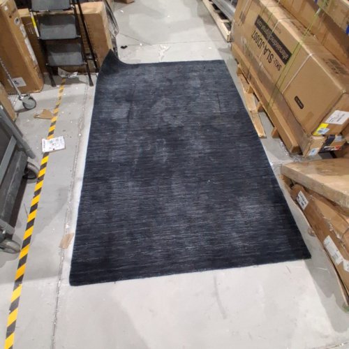 FEIZY LUNA HAND-WOVEN WOOL RUG - 5FT X 8FT - BLACK (MODEL : 8049F) image 3