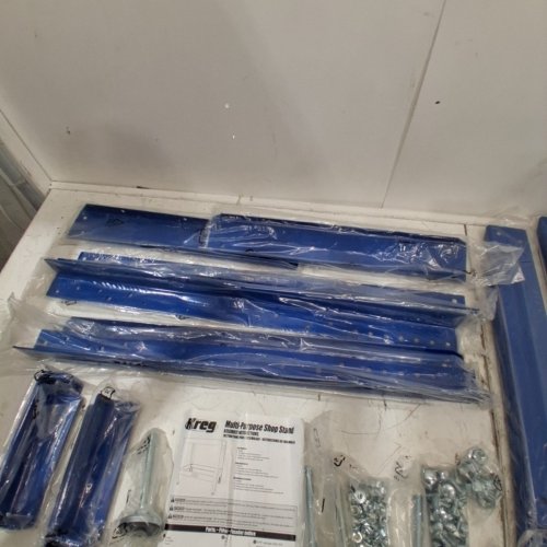 KREG MULTI-PURPOSE SHOP STAND - 31" - 39" - 400 LBS MAX/CAP - BLUE (ITEM: KRS1035) image 5