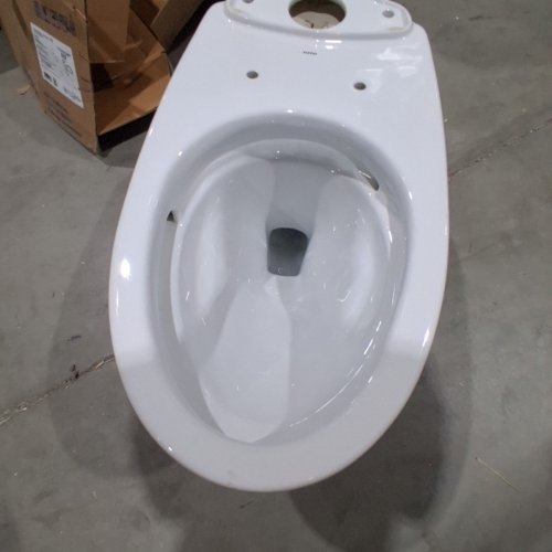 TOTO DRAKE ELONGATED TORNADO FLUSH TOILET BOWL WITH CEFIONTECT - 12" ROUGH-IN - WHITE - (MODEL: C776CEG#01) image 3