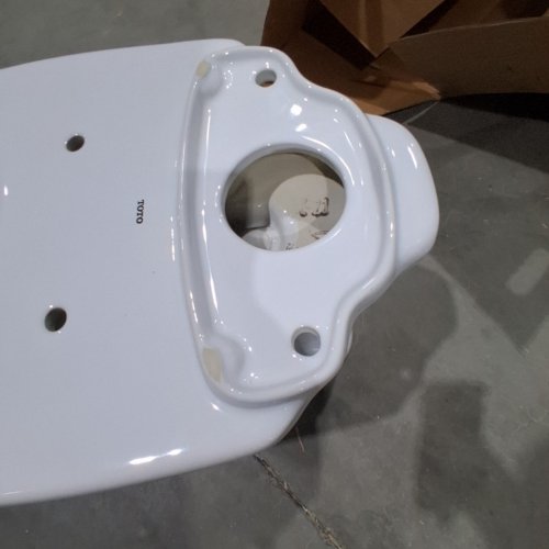 TOTO DRAKE ELONGATED TORNADO FLUSH TOILET BOWL WITH CEFIONTECT - 12" ROUGH-IN - WHITE - (MODEL: C776CEG#01) image 4