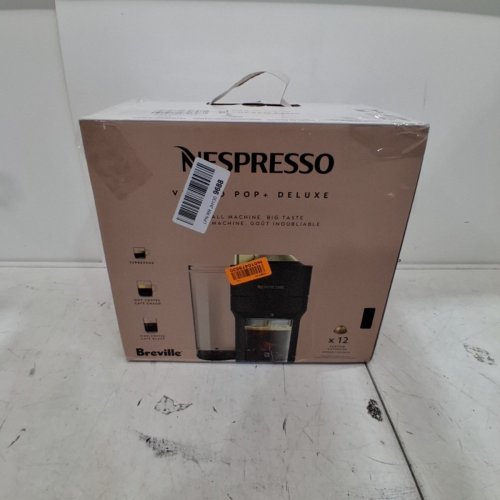 NESPRESSO VERTUO POP+ DELUXE COFFEE AND ESPRESSO MACHINE WITH SAMPLE PACKS - MATTE BLACK/GOLD (MODEL: ‎BNV125MTB1BUC1) image 9