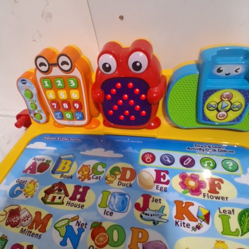VTECH TOUCH & LEARN ACTIVITY DESK DELUXE - MULTICOLOUR (MODEL: ‎80-194801) image 4