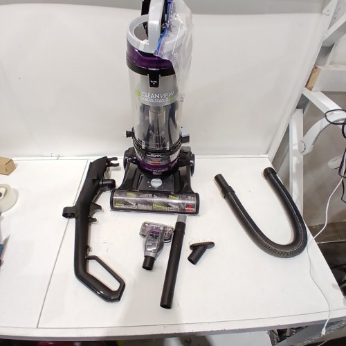 BISSELL CLEANVIEW SWIVEL UPRIGHT MULTI-CYCLONIC VACUUM - PURPLE (MODEL: 2258C) image 3