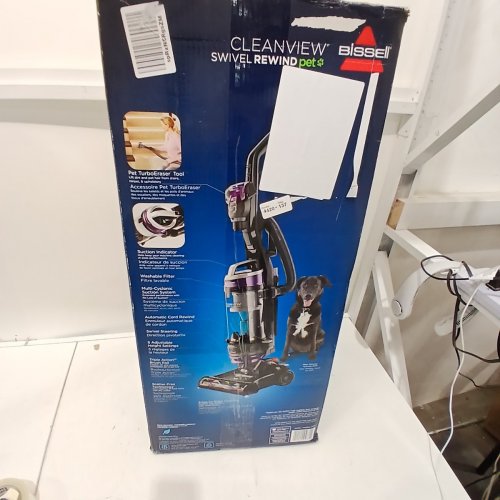 BISSELL CLEANVIEW SWIVEL UPRIGHT MULTI-CYCLONIC VACUUM - PURPLE (MODEL: 2258C) image 5