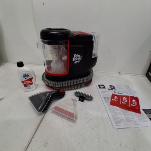 PORTABLE CARPET AND UPHOLSTERY SPOT CLEANER - 19OZ - BLACK/RED - (MODEL: FD13000) image 3
