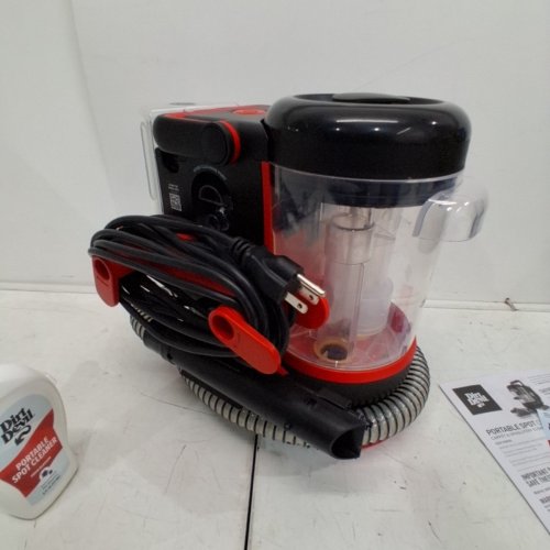 PORTABLE CARPET AND UPHOLSTERY SPOT CLEANER - 19OZ - BLACK/RED - (MODEL: FD13000) image 8