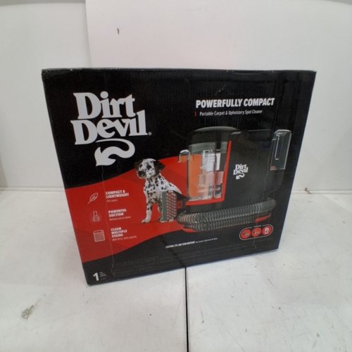 PORTABLE CARPET AND UPHOLSTERY SPOT CLEANER - 19OZ - BLACK/RED - (MODEL: FD13000) image 9