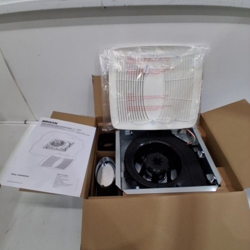 BROAN NUTONE EZ-FIT ULTRA QUIET VENTILATION FAN, 80 CFM - FLUSH MOUNT - (MODEL: EZ80C) image 2