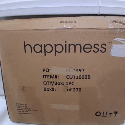 HAPPINESS EXTRA LARGE ACACIA CUTTING BOARD - 24" X 18" - BROWN (ITEM: CUT1000B) image 2